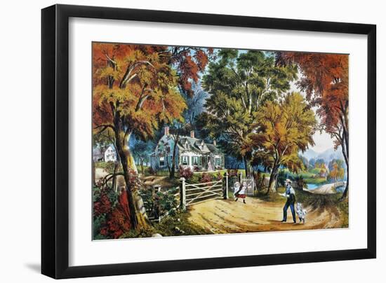 Home Sweet Home, 1869-Currier & Ives-Framed Giclee Print