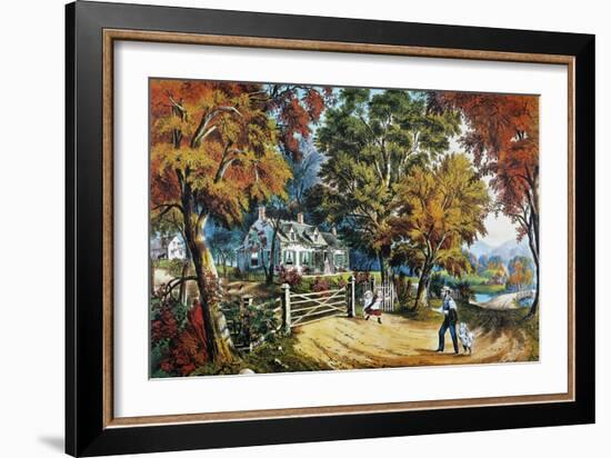 Home Sweet Home, 1869-Currier & Ives-Framed Giclee Print