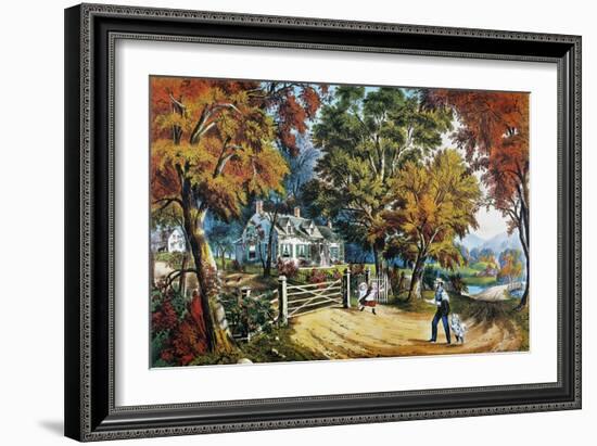 Home Sweet Home, 1869-Currier & Ives-Framed Giclee Print