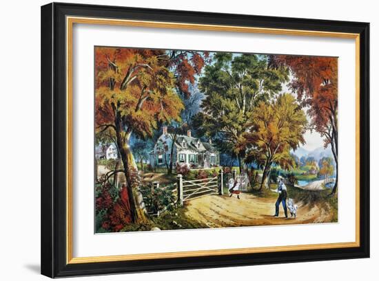 Home Sweet Home, 1869-Currier & Ives-Framed Giclee Print