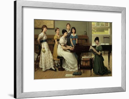 Home, Sweet Home (detail)-George Dunlop Leslie-Framed Giclee Print