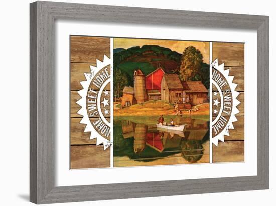 Home Sweet Home Farm-null-Framed Giclee Print