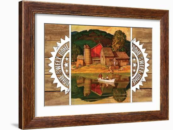 Home Sweet Home Farm-null-Framed Giclee Print