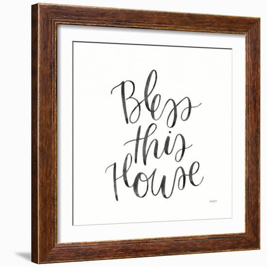 Home Sweet Home IV BW-Jenaya Jackson-Framed Art Print