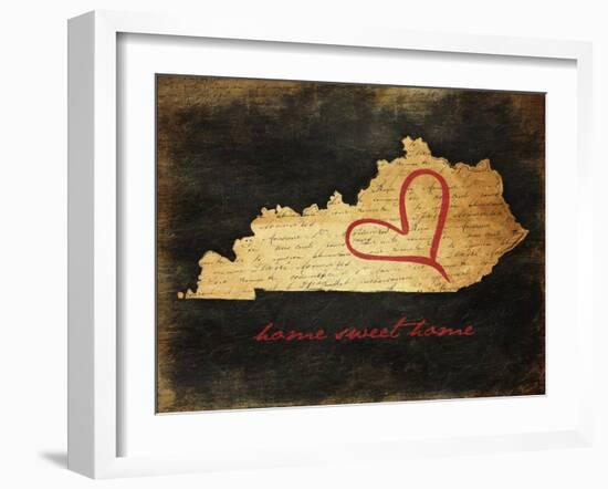 Home Sweet Home KY-Jace Grey-Framed Art Print