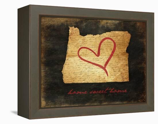 Home Sweet Home OR-Jace Grey-Framed Stretched Canvas
