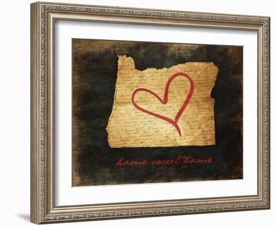 Home Sweet Home OR-Jace Grey-Framed Art Print