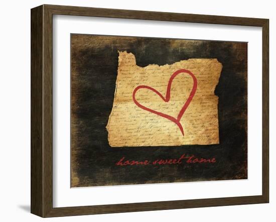 Home Sweet Home OR-Jace Grey-Framed Art Print