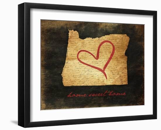 Home Sweet Home OR-Jace Grey-Framed Art Print