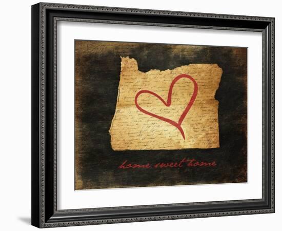 Home Sweet Home OR-Jace Grey-Framed Art Print