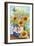 Home Sweet Home Sunflowers and Daisies-Melinda Hipsher-Framed Giclee Print