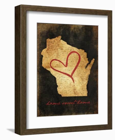 Home Sweet Home WI-Jace Grey-Framed Art Print