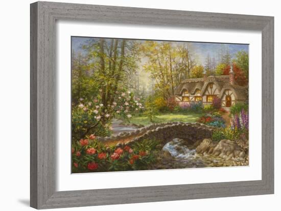 Home Sweet Home-Nicky Boehme-Framed Giclee Print