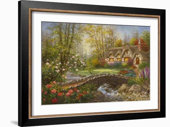 Home Sweet Home-Nicky Boehme-Framed Giclee Print