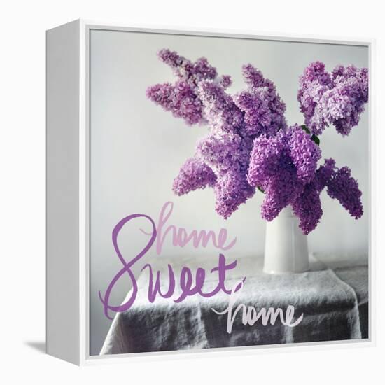 Home Sweet Home-Sarah Gardner-Framed Stretched Canvas