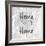 Home Sweet Home-Kimberly Allen-Framed Art Print