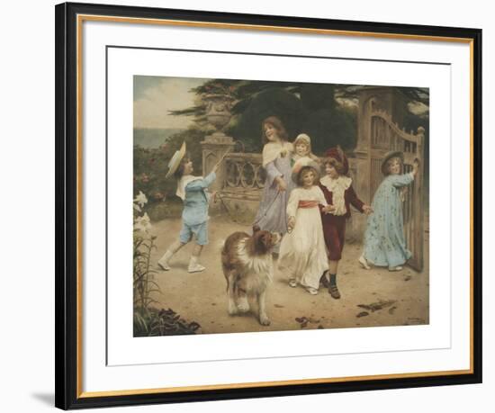 Home Team-Arthur Elsley-Framed Premium Giclee Print