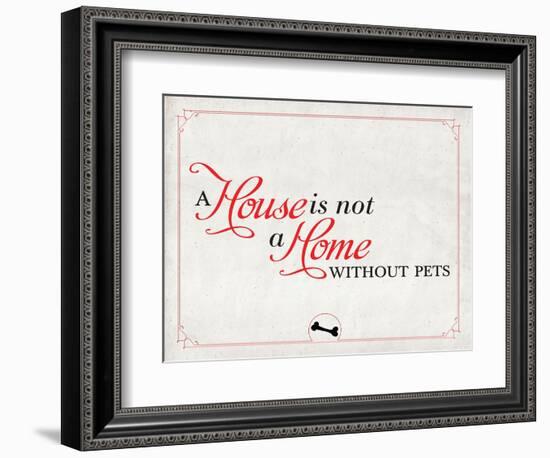 Home without Pets-null-Framed Premium Giclee Print