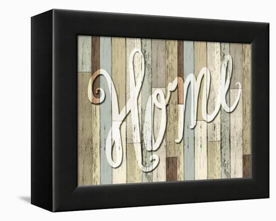 Home Wood Sign-ALI Chris-Framed Premier Image Canvas