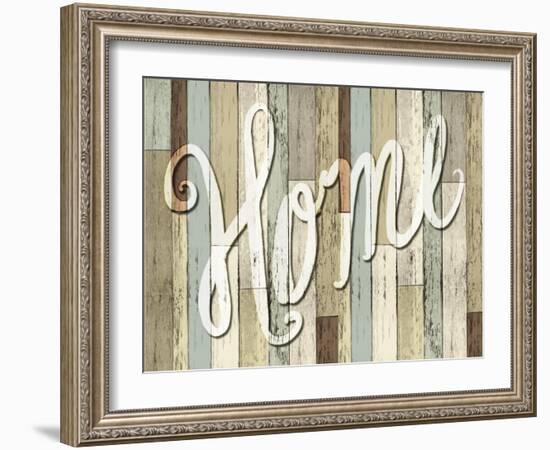 Home Wood Sign-ALI Chris-Framed Giclee Print