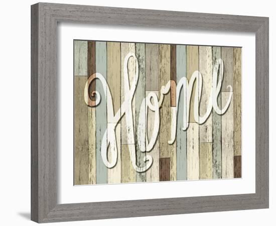 Home Wood Sign-ALI Chris-Framed Giclee Print