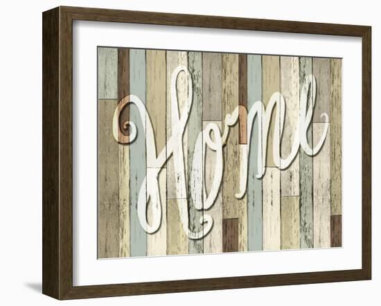 Home Wood Sign-ALI Chris-Framed Giclee Print