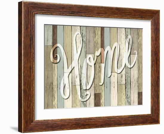 Home Wood Sign-ALI Chris-Framed Giclee Print