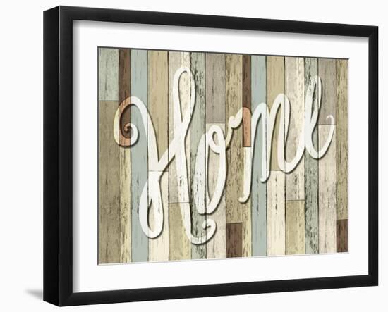 Home Wood Sign-ALI Chris-Framed Giclee Print