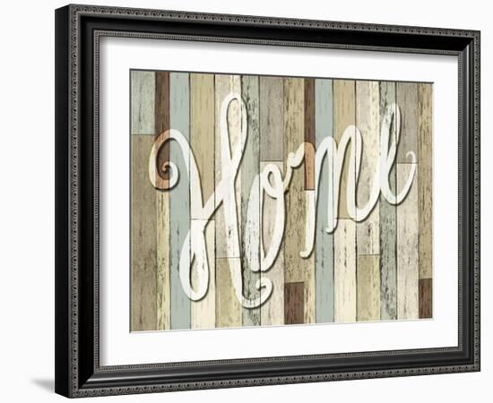 Home Wood Sign-ALI Chris-Framed Giclee Print