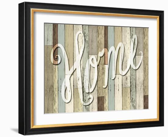 Home Wood Sign-ALI Chris-Framed Giclee Print
