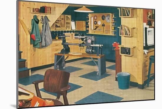 Home Workshop-null-Mounted Art Print