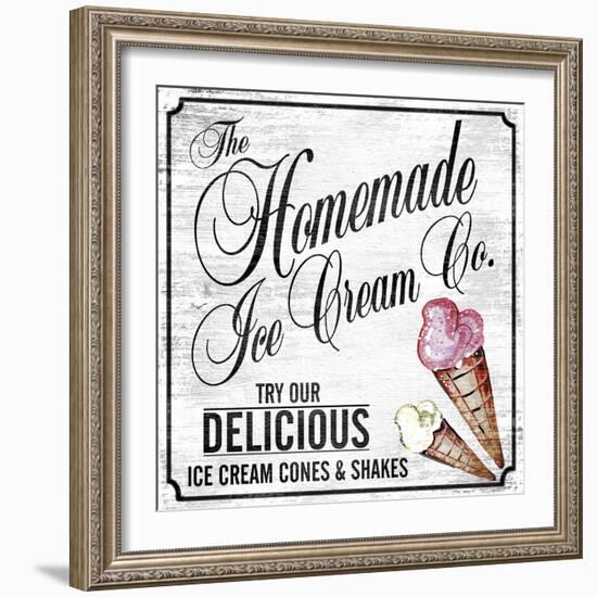 Homeade Icecream Co-ALI Chris-Framed Giclee Print