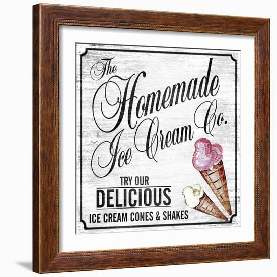 Homeade Icecream Co-ALI Chris-Framed Giclee Print