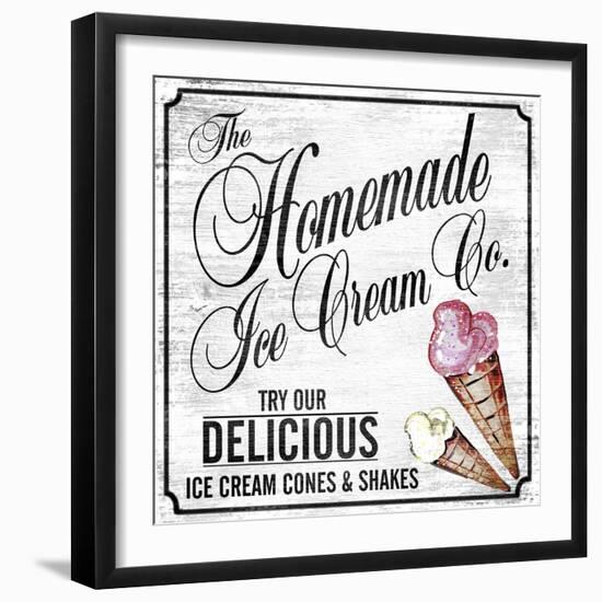 Homeade Icecream Co-ALI Chris-Framed Giclee Print