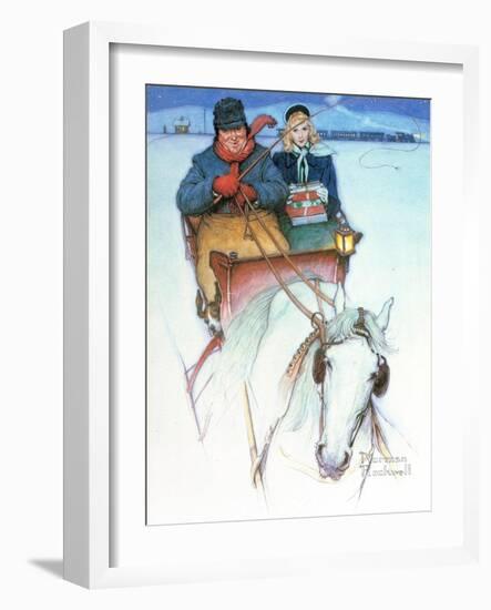 Homecoming-Norman Rockwell-Framed Giclee Print