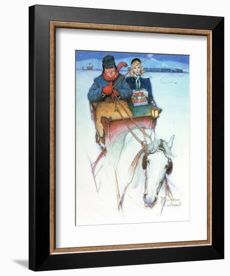 Homecoming-Norman Rockwell-Framed Giclee Print