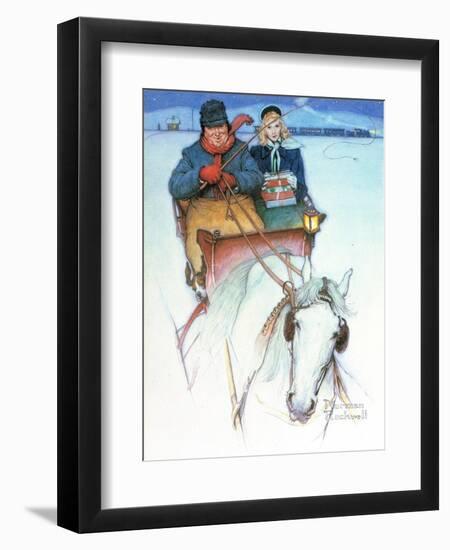 Homecoming-Norman Rockwell-Framed Giclee Print