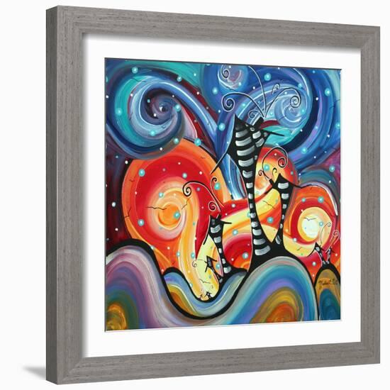 Homeland Funky Houses-Megan Aroon Duncanson-Framed Art Print