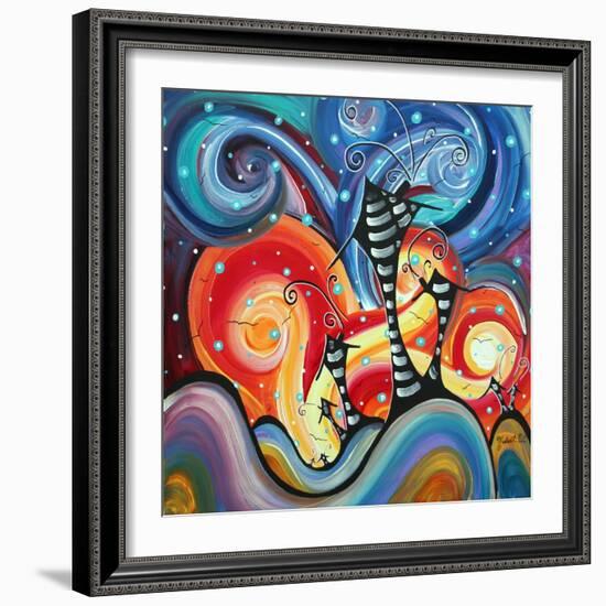 Homeland Funky Houses-Megan Aroon Duncanson-Framed Art Print