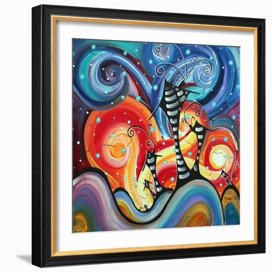 Homeland Funky Houses-Megan Aroon Duncanson-Framed Art Print