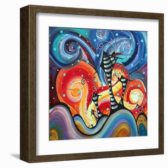 Homeland Funky Houses-Megan Aroon Duncanson-Framed Art Print