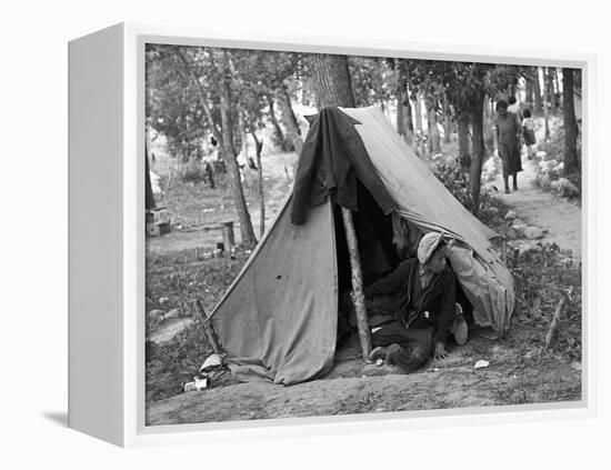 Homeless Boy, 1937-Russell Lee-Framed Premier Image Canvas