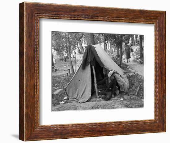 Homeless Boy, 1937-Russell Lee-Framed Photographic Print