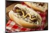 Homemade Bratwurst with Sauerkraut-bhofack22-Mounted Photographic Print