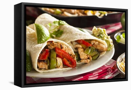 Homemade Chicken Fajitas with Vegetables-bhofack22-Framed Premier Image Canvas