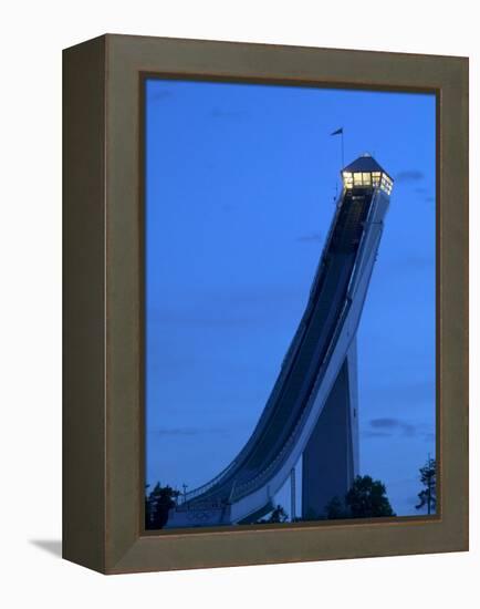 Homemkollen, built for the1952 Winter Olympic Games, Norway-Russell Young-Framed Premier Image Canvas