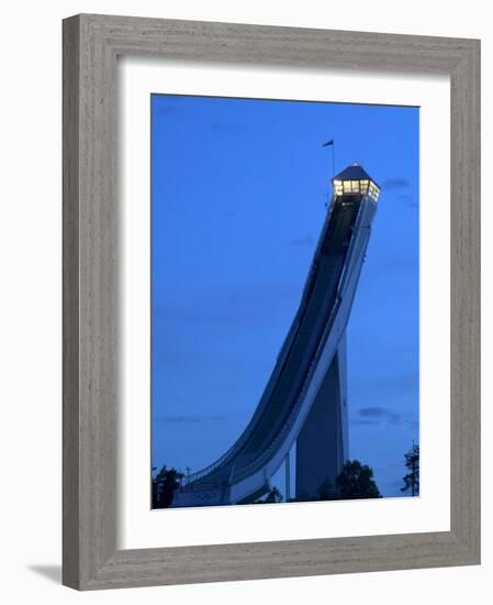 Homemkollen, built for the1952 Winter Olympic Games, Norway-Russell Young-Framed Photographic Print