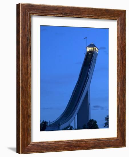 Homemkollen, built for the1952 Winter Olympic Games, Norway-Russell Young-Framed Photographic Print