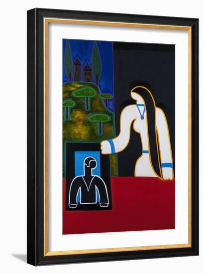 Homenaje a Mi Cuadro Preferido En Milano, 2013-Cristina Rodriguez-Framed Giclee Print