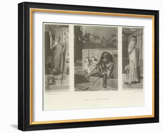 Homer a Mendicant-Jean Jules Antoine Lecomte du Nouy-Framed Giclee Print